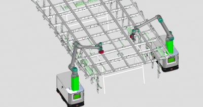 飛機大部件移動檢測方案